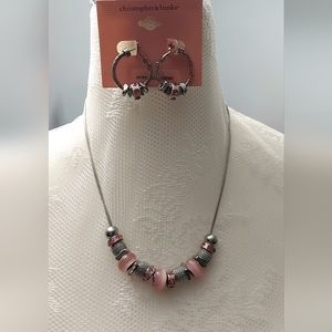 New women's necklace with earrings